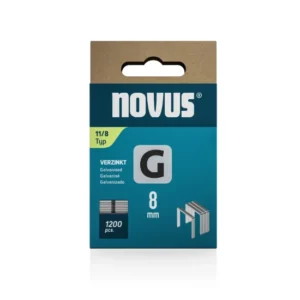 Novus Niet met Platte Draad G 11/8 mm is een robuuste niet geschikt voor diverse bevestigingstoepassingen